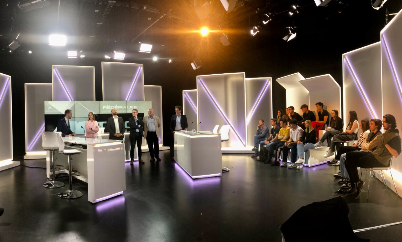 Participation débat politique sur TV-Lux